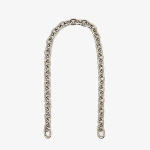 Clare V. Silver Mini Link Chain Shoulder Strap